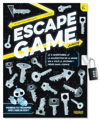 Escape Game Junior : 3 aventures (La malédiction de la momie – Qui a volé la Joconde ? – Piégés dans l’espace)